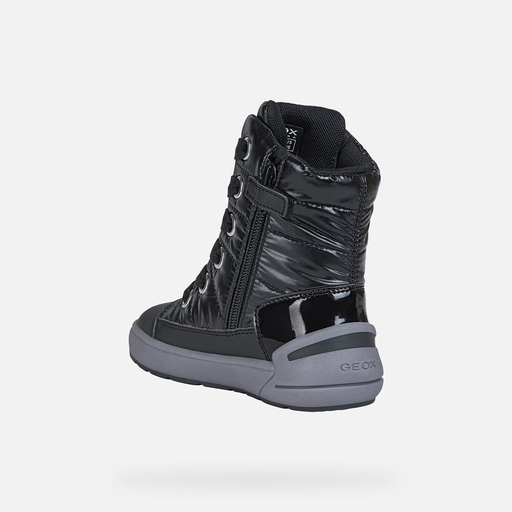 Geox Kiz Çocuk Ankle Bot Siyah - Sleigh Abx - LOT-530972